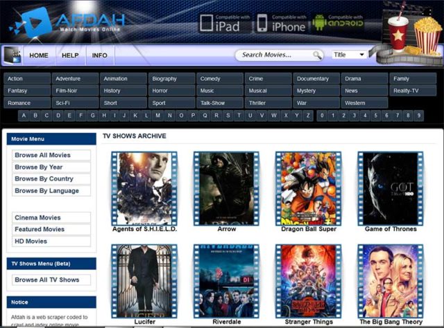 Afdah To Alternative Domains For Movie Streaming