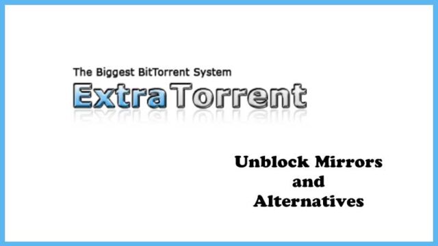 EXTRATORRENTS Unblock Proxy Mirrors