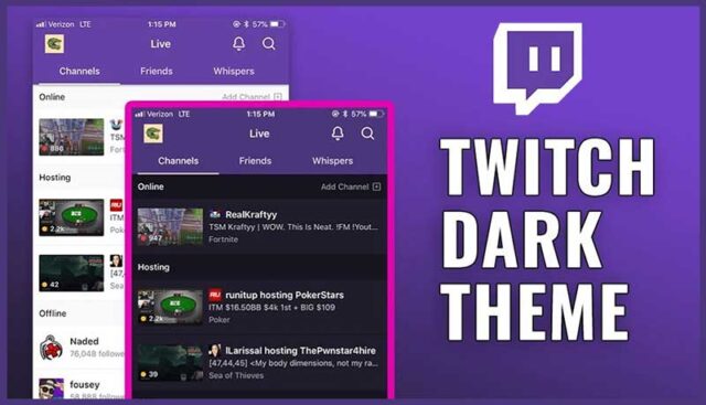 Twitch Dark Mode